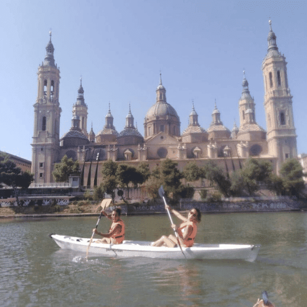 paseo en kayak por el río ebro